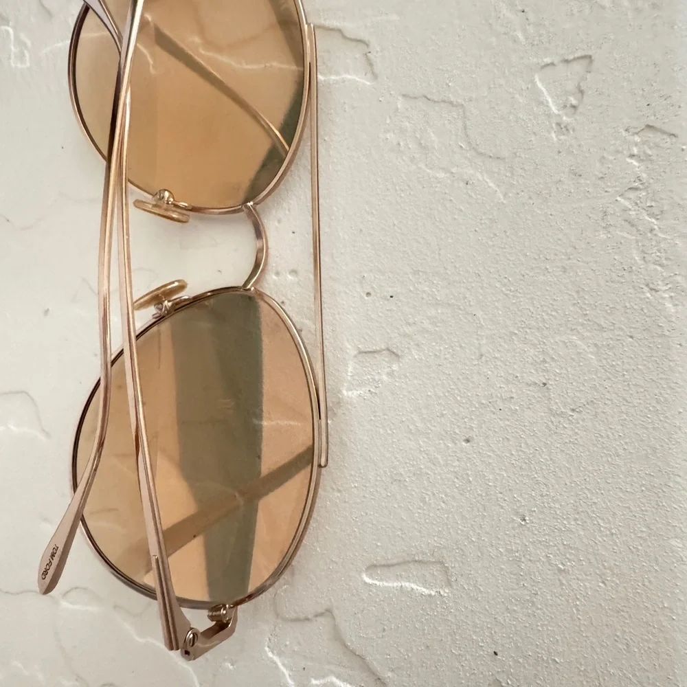 Tom Ford Gold Aviator Sunglasses